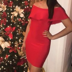 MARCIANO RED DRESS